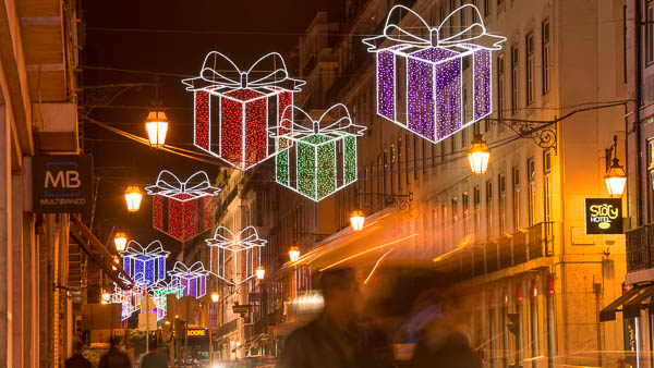 Weihnachtliches Lissabon